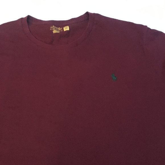 Polo Ralph Lauren Solid Red Tee T-Shirt 4XB BIG - Picture 3 of 4